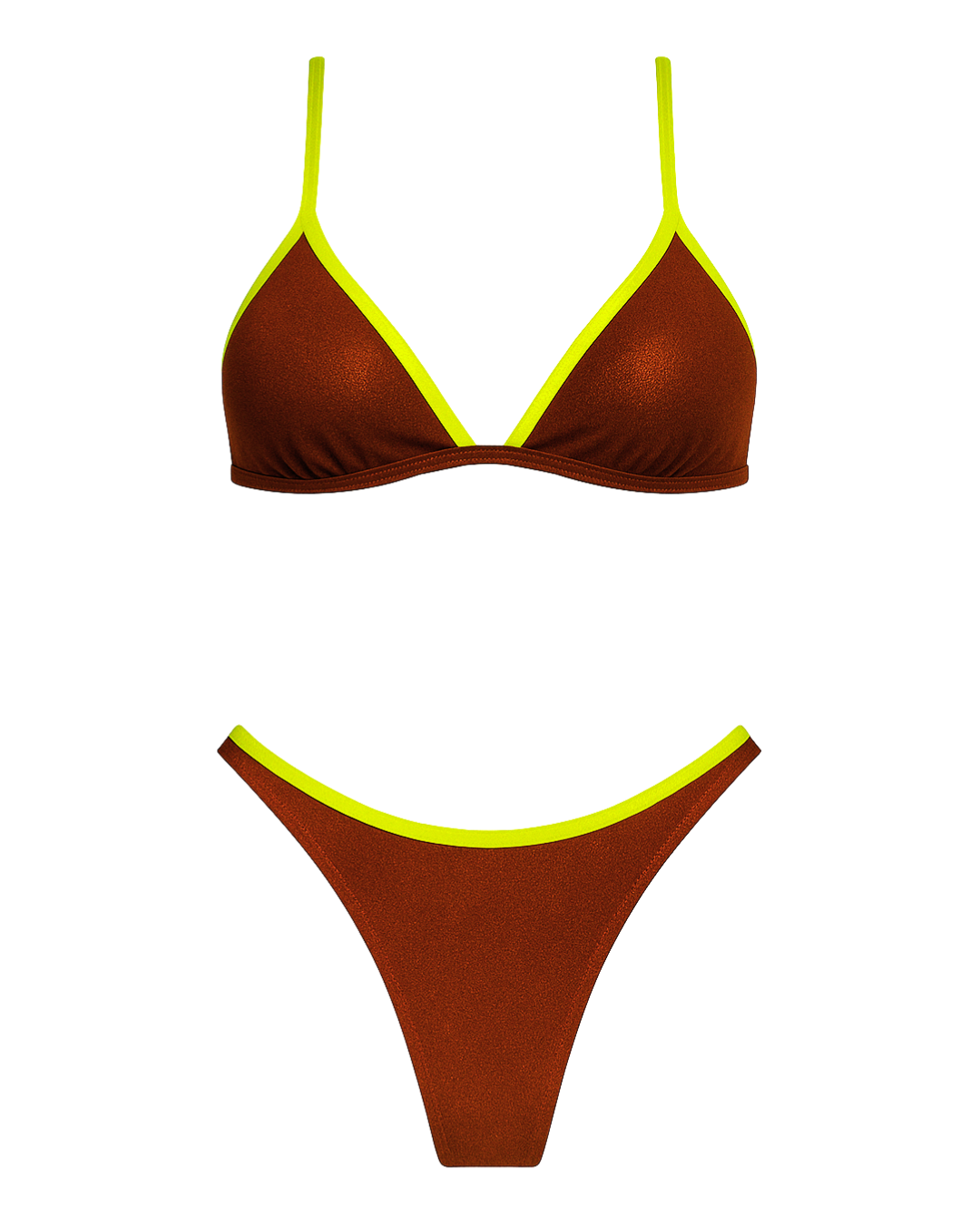 Signature Shiny Terracotta / Lime Green