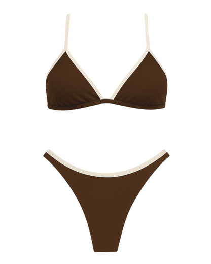 Signature Dark Brown / White