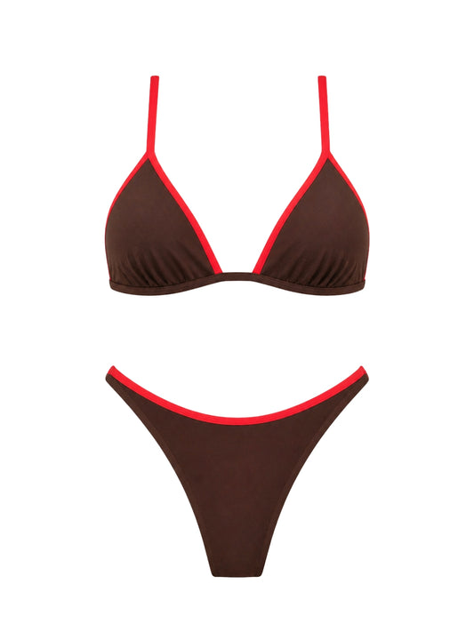 Signature Brown & Red